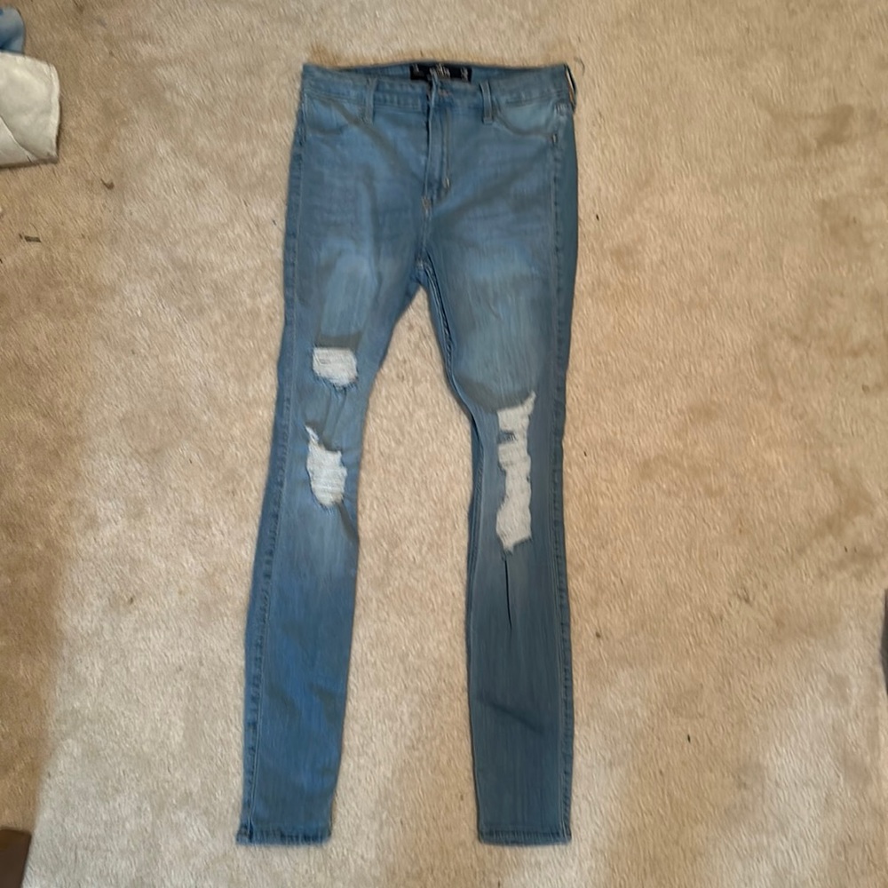 hollister high rise sunny jeans